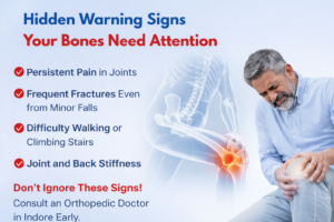 Hidden warning signs of weak bones including joint pain stiffness and difficulty walking